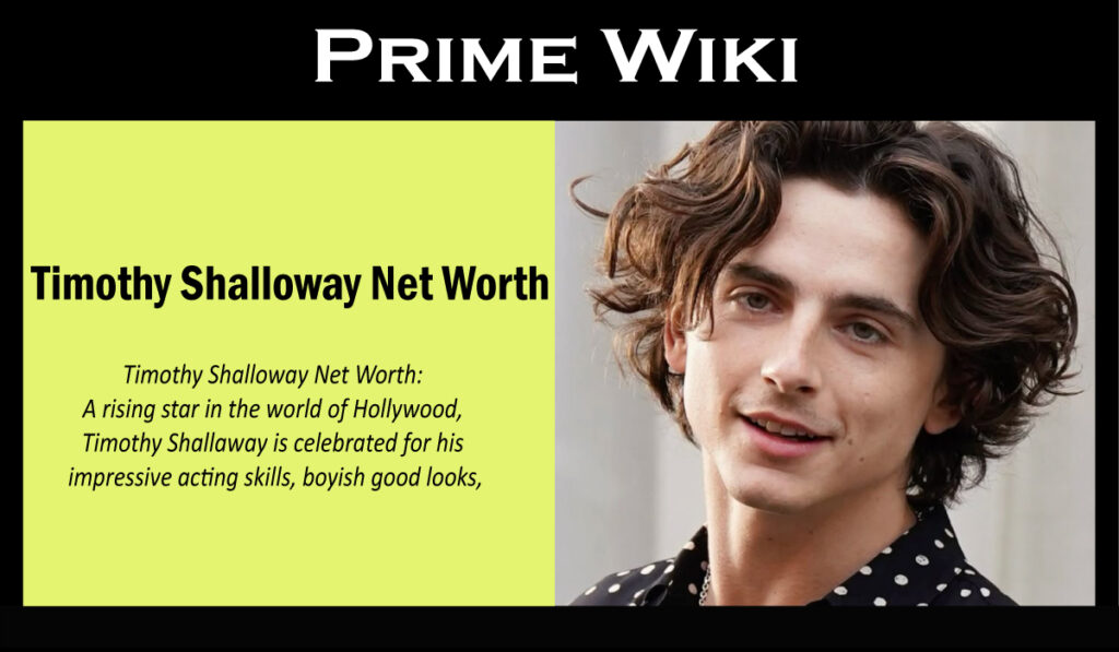 Timothy Shalloway Net Worth