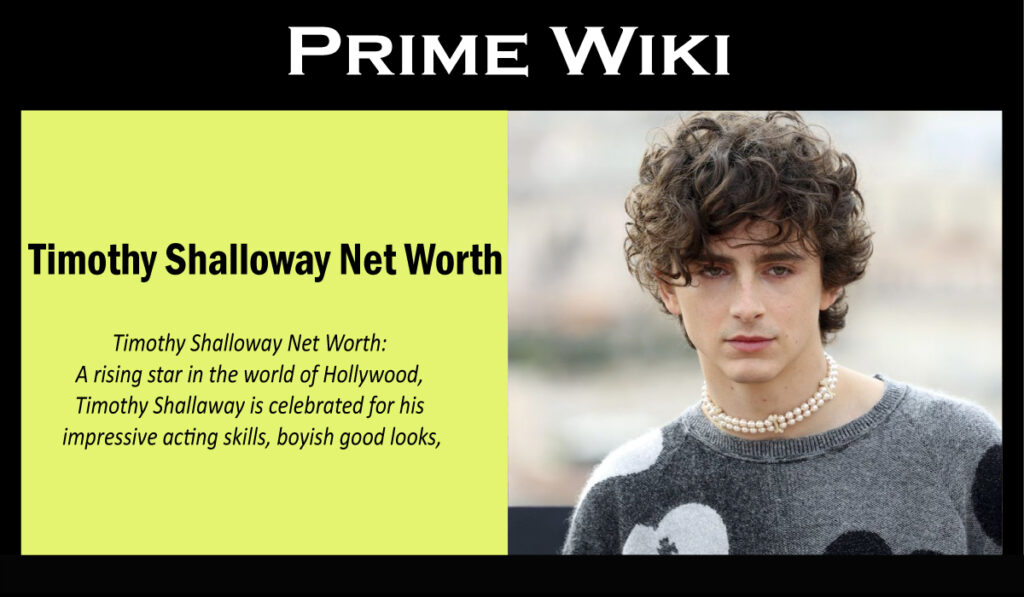 Timothy Shalloway Net Worth