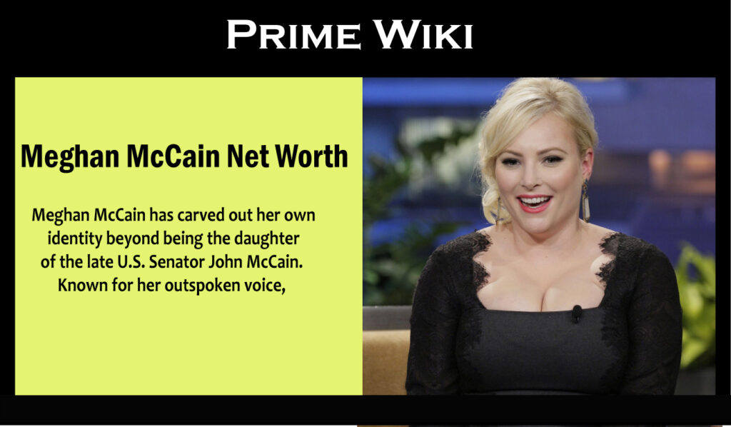Meghan McCain Net Worth