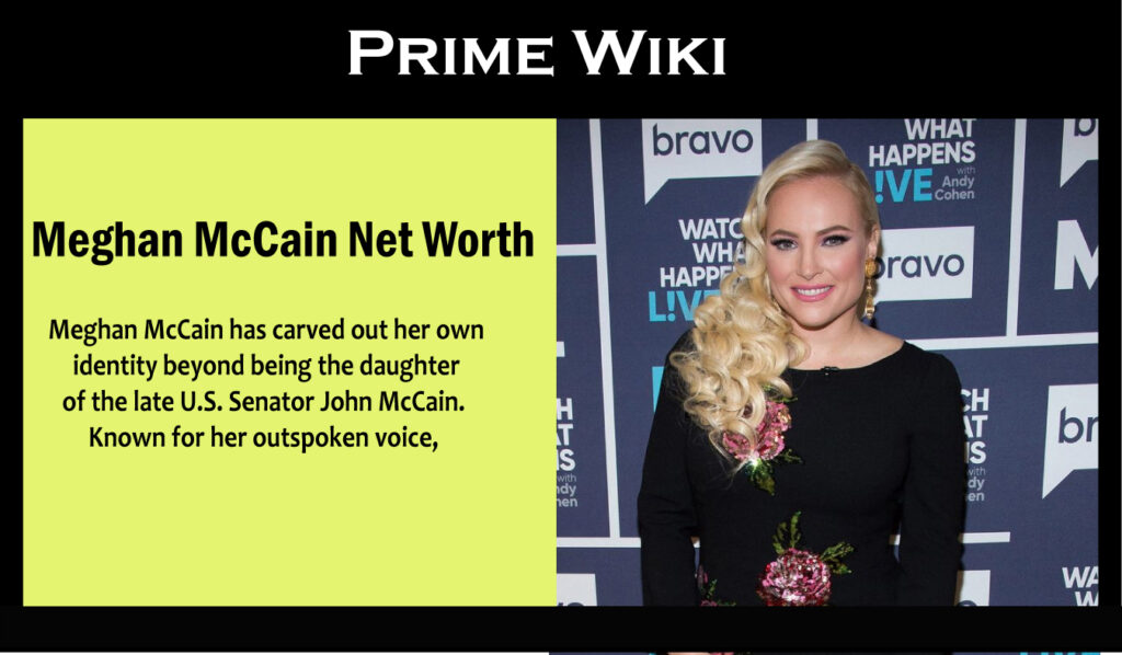 Meghan McCain Net Worth