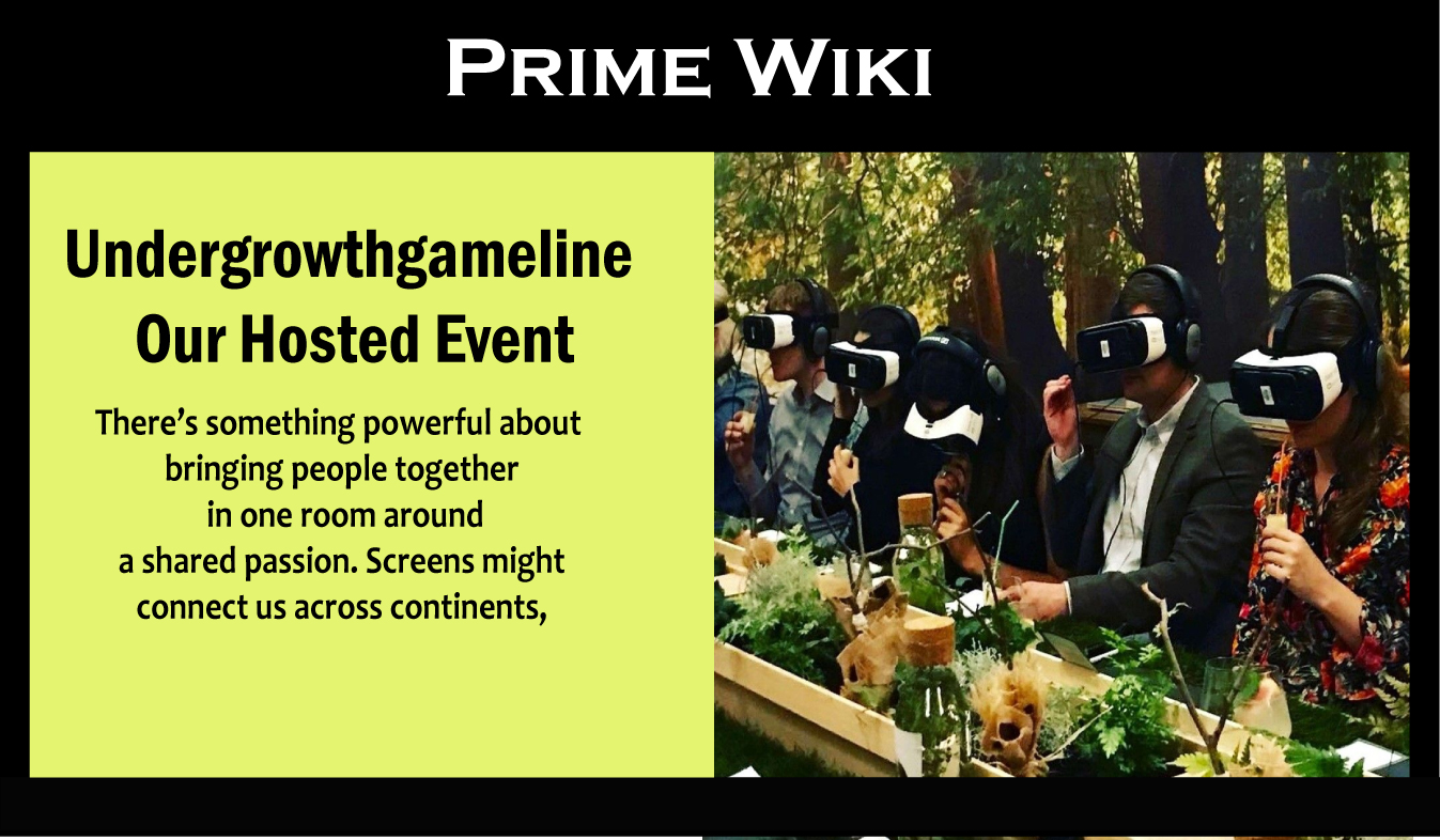 Undergrowthgameline Our Hosted Event