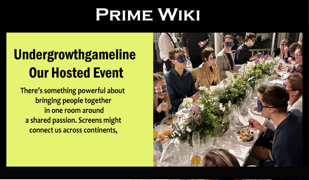 Undergrowthgameline Our Hosted Event