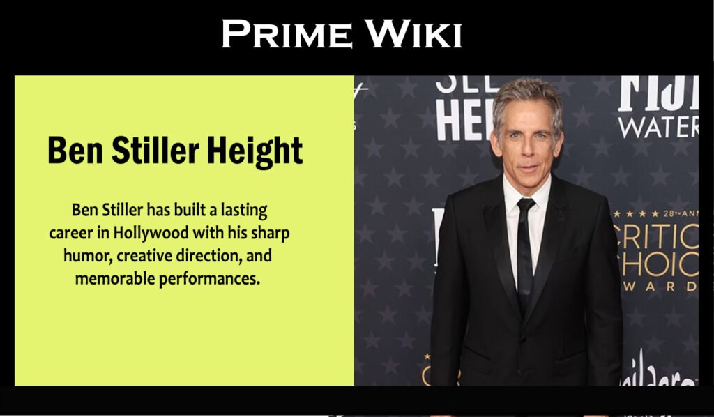 Ben Stiller Height