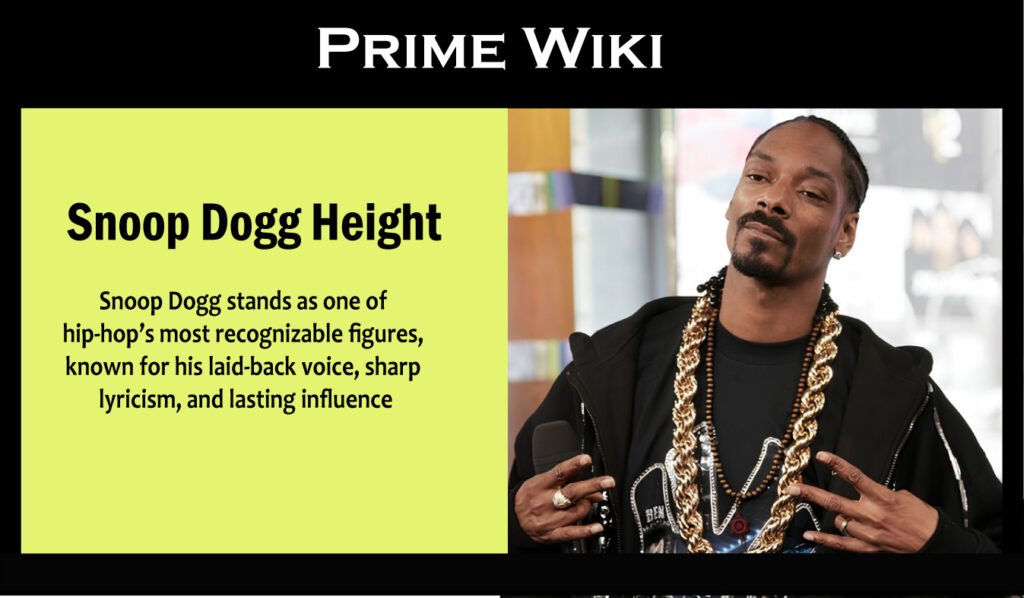 Snoop Dogg Height